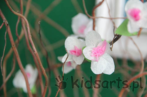 wiosna prace plastyczne dzieci