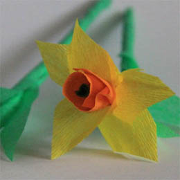 zonkile z bibuly praca plastyczna